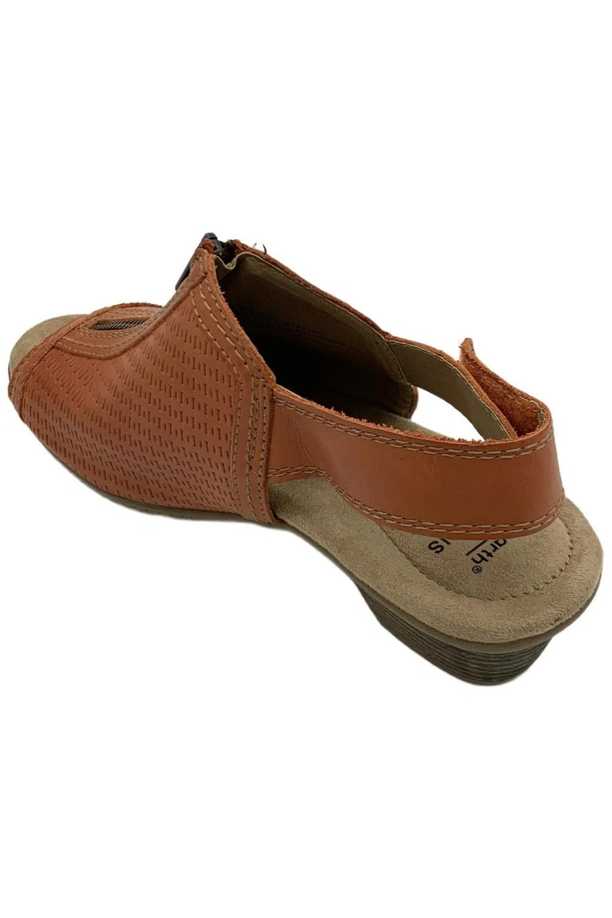 Earth Origins Women's Marietta Maureen Leather Sandal Ginger Spice - Wide - Picture 3 of 3